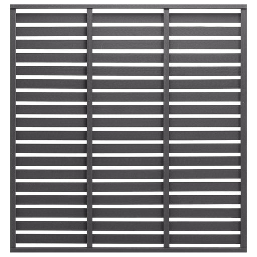 vidaXL || vidaXL Fence Panel WPC 70.9"x70.9" Gray