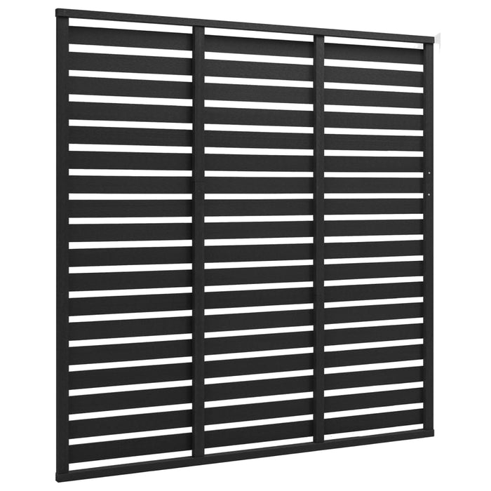 vidaXL || vidaXL Fence Panel WPC 70.9"x70.9" Black