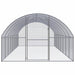 vidaXL || vidaXL Outdoor Chicken Coop 9.8'x26.2'x6.6' Galvanized Steel