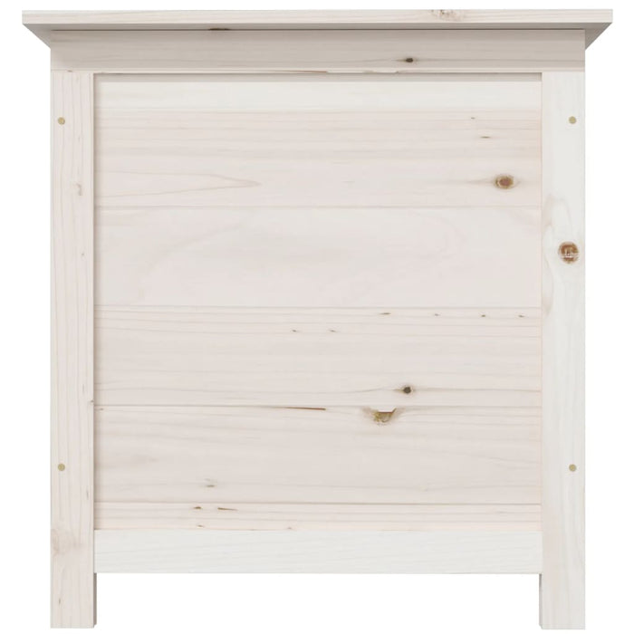 vidaXL || vidaXL Patio Cushion Box White 19.7"x19.7"x22" Solid Wood Fir