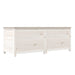 vidaXL || vidaXL Patio Cushion Box White 59.1"x19.7"x22" Solid Wood Fir