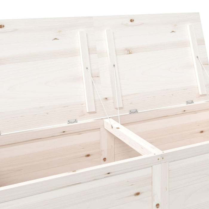 vidaXL || vidaXL Patio Cushion Box White 59.1"x19.7"x22" Solid Wood Fir