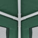 vidaXL || vidaXL Party Tent with 4 Mesh Sidewalls Green 6.6'x6.6' HDPE