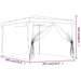 vidaXL || vidaXL Party Tent with 4 Mesh Sidewalls Green 9.8'x13.1' HDPE