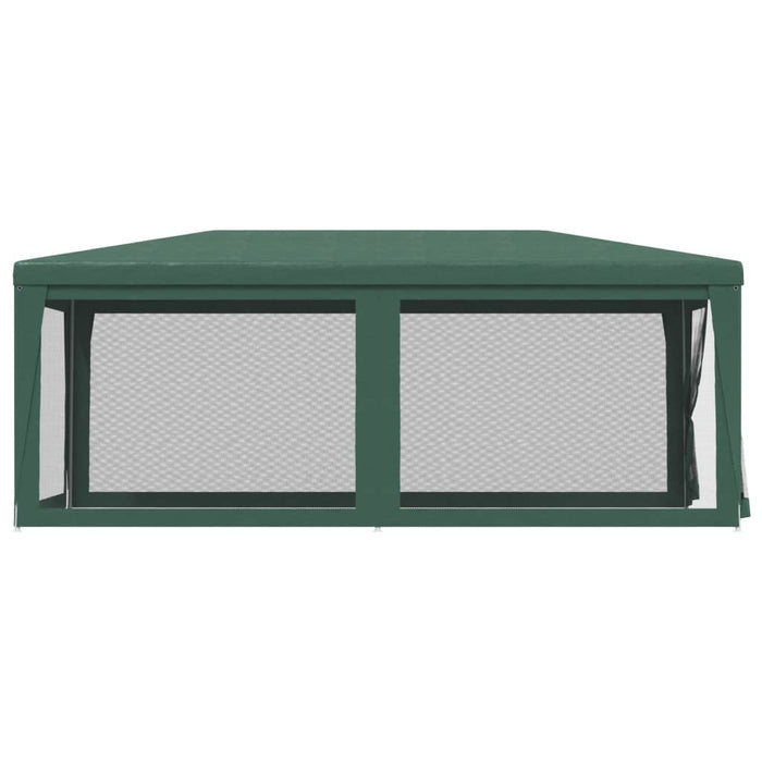 vidaXL || vidaXL Party Tent with 6 Mesh Sidewalls Green 9.8'x19.7' HDPE