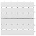 vidaXL || vidaXL Decking Tiles 20 pcs White 11.8"x11.8" Solid Wood Acacia