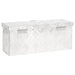 vidaXL || vidaXL Storage Box Silver 19.7"x5.9"x8.1" Aluminum