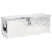 vidaXL || vidaXL Storage Box Silver 23.6"x9.3"x9.1" Aluminum