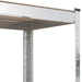 vidaXL || vidaXL 5-Layer Work Table with Shelves Silver Steel&Engineered Wood