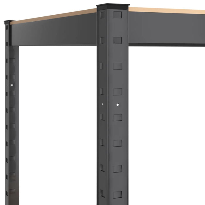 vidaXL || vidaXL 5-Layer Storage Shelf Anthracite Steel&Engineered Wood