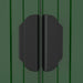vidaXL || vidaXL Garden Shed Green 75.6"x107.9"x87.8" Galvanized Steel