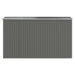 vidaXL || vidaXL Garden Shed Light Gray 75.6"x140.6"x87.8" Galvanized Steel