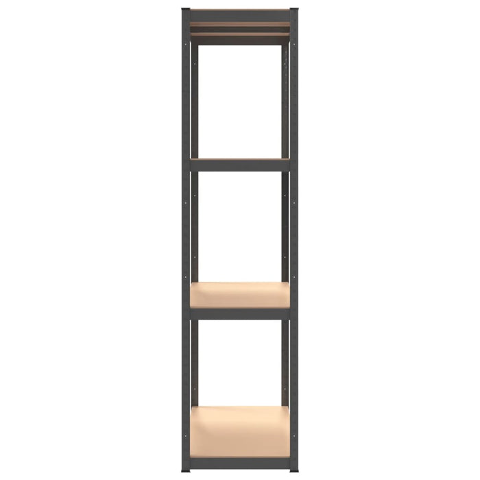 vidaXL || vidaXL 4-Layer Shelves 3 pcs Anthracite Steel&Engineered Wood