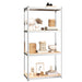 vidaXL || vidaXL 4-Layer Shelves 3 pcs Silver Steel&Engineered Wood