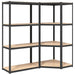 vidaXL || vidaXL 4-Layer Shelves 2 pcs Anthracite Steel&Engineered Wood