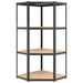 vidaXL || vidaXL 4-Layer Shelves 5 pcs Anthracite Steel&Engineered Wood
