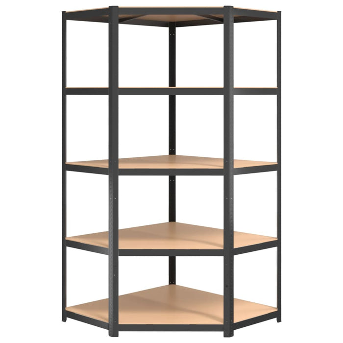 vidaXL || vidaXL 5-Layer Shelves 4 pcs Anthracite Steel&Engineered Wood