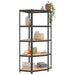 vidaXL || vidaXL 5-Layer Shelves 3 pcs Anthracite Steel&Engineered Wood