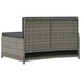 vidaXL || vidaXL Spa Benches with Cushions 2 pcs Gray Poly Rattan