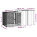 vidaXL || vidaXL Rabbit Cage Gray 78.7"x35.8"x39.4" Galvanized Steel