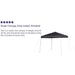 Flash Furniture || 8'x8' Black Outdoor Pop Up Event Slanted Leg Canopy Tent with Carry Bag