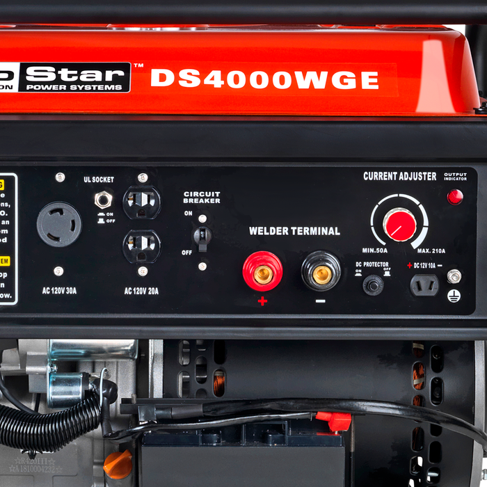 DuroMax || DuroStar DS4000WGE 420cc 210 Amp Portable Welding Generator
