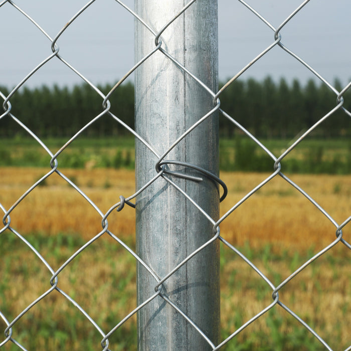 Aleko Products || Galvanized Steel Chain Link Fence - Complete Kit - 6 x 50 Feet - 11.5 AW Gauge
