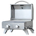 Aleko Products || Portable Gas Grill with Two 10,000 BTU Burners & Carry Case