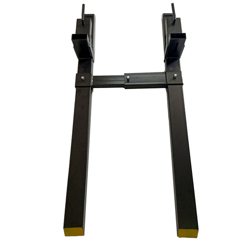 Aleko Products || Pallet Fork Clamp with Adjustable Stabilizer Bar for Loader Bucket Skidsteer Tractors - 60 inches - 4000 lb Capacity