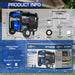 DuroMax || DuroMax 10000-Watt 18-Hp Portable Gas Electric Start Generator RV Home Standby XP10000E