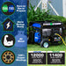 DuroMax || DuroMax 12000-Watt 18 HP Portable Hybrid Gas Propane Generator XP12000EH