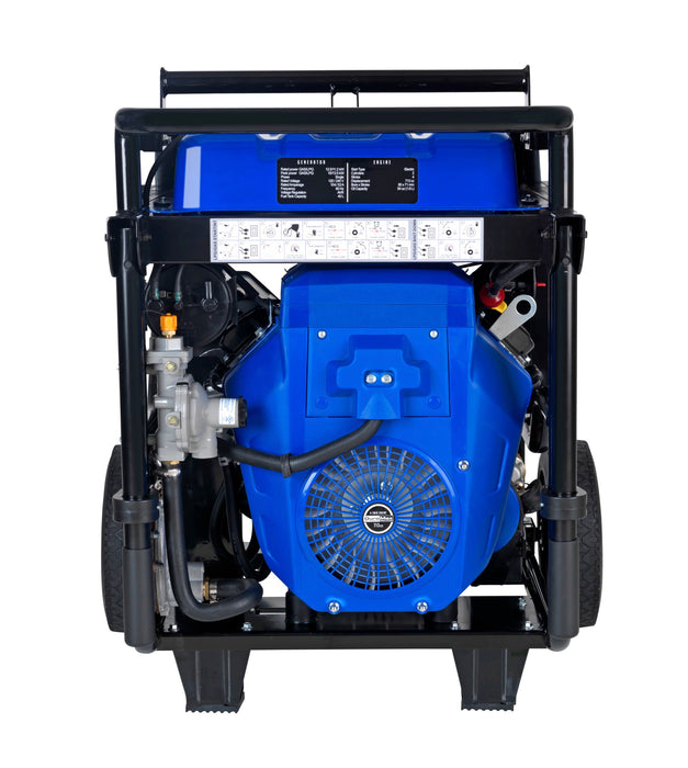 DuroMax || DuroMax 15000-Watt V-Twin Electric Start Dual Fuel Hybrid Portable Generator XP15000EH