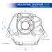 DuroMax || 439cc 1" Shaft Recoil/Electric Start Horizontal Dual Fuel Engine