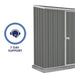 Absco || Absco 7' x 3' Space Saver Metal Storage Shed