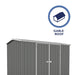 Absco || Absco Premier 10' x 5' Metal Storage Shed