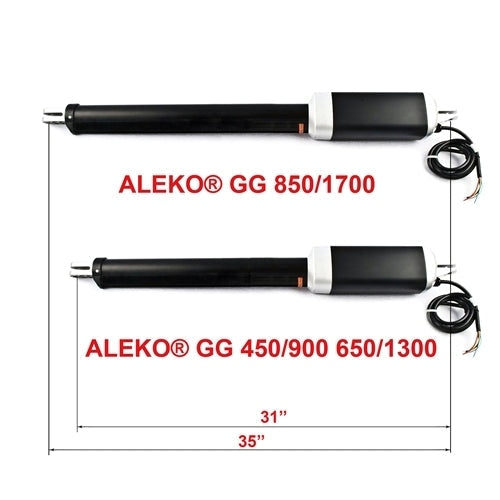 Aleko Products || Aleko Dual Swing Gate Operator GG1700 AC/DC Basic Kit GG1700NOR-AP