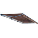 Aleko Products || Aleko Half Cassette Motorized Retractable LED Luxury Patio Awning - 16 x 10 Feet - Brown AWCL16X10BRN36-AP