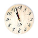 Aleko Products || Aleko Handcrafted Sleek Analog Clock in Finnish Pine Wood WJ12-AP