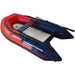 Aleko Products || Aleko Inflatable Air Floor Fishing Boat 8.4 Foot Red and Black BTSDAIR250RBK-AP