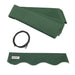 Aleko Products || Aleko Retractable Awning Fabric Replacement 20x10 Feet Green FAB20X10GREEN39-AP