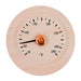 Aleko Products || Aleko Round Pine Wood Sauna Thermometer Gage in Fahrenheit WJ02-AP
