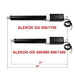 Aleko Products || Aleko Single Swing Gate Operator GG450 AC/DC Basic Kit GG450NOR-AP