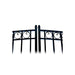 Aleko Products || Aleko Steel Dual Swing Driveway Gate Paris Style 14 x 6 DG14PARD-AP