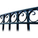 Aleko Products || Aleko Steel Dual Swing Driveway Gate Paris Style 18 x 6 ft DG18PARD-AP