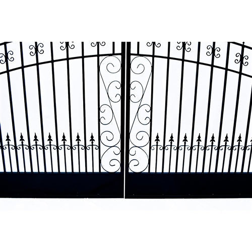 Aleko Products || Aleko Steel Dual Swing Driveway Gate Venice Style 12 x 6 ft DG12VEND-AP