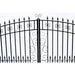 Aleko Products || Aleko Steel Dual Swing Driveway Gate Venice Style 12 x 6 ft DG12VEND-AP