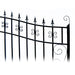 Aleko Products || Aleko Steel Dual Swing Driveway Gate Venice Style 14 x 6 ft DG14VEND-AP