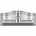 Aleko Products || Aleko Steel Dual Swing Driveway Gate Venice Style 14 x 6 ft DG14VEND-AP