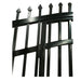 Aleko Products || Aleko Steel Dual Swing Driveway Gate with Built-In Pedestrian Door VIENNA Style 18 x 7 Feet DGP18VIENNA-AP
