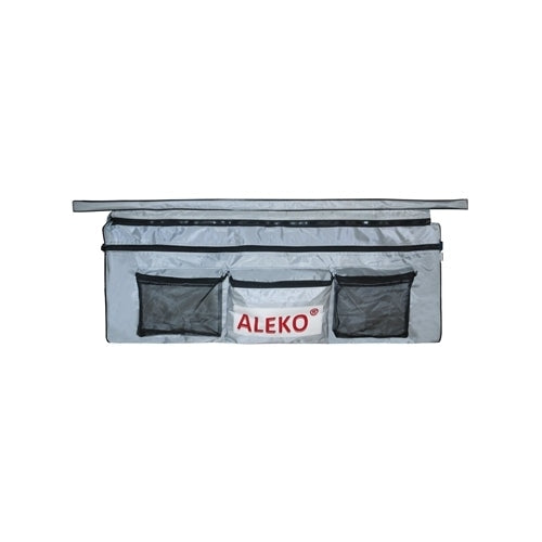 Aleko Products || Aleko Waterproof Inflatable Boat Seat Cushion with Under Seat Bag and Pockets 34x9 inches Gray BSB320GV2-AP